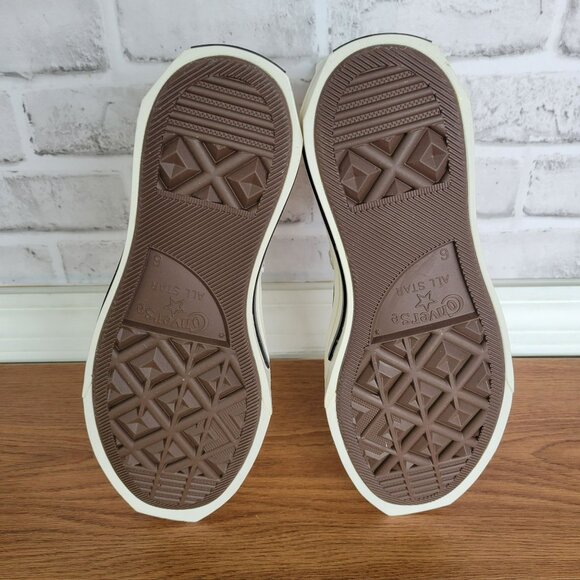 ⭐Converse Chuck 70 De Luxe Squared Hi Size 6 Men's Shoes Sneakers White A06436C - Picture 4 of 9